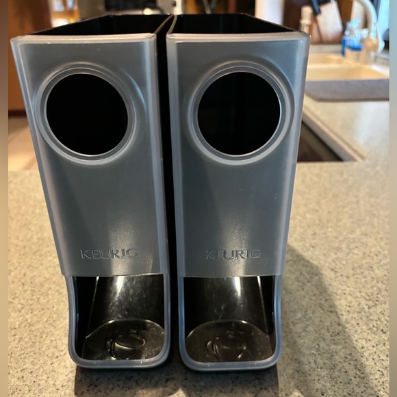 Keurig K Cup Pod Holder Slim Caddy Vertical Coffee Storage Dispenser Lot Of Two - Picture 1 of 12